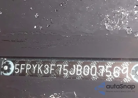 2018 Honda Ridgeline Rtl-E from USA, damaged, VIN 5FPYK3F75JB007569
